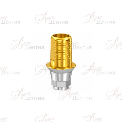 Титановое основание совместимое с Flat Dentium G/H=1.5 Hex TiN — совместимость Flat Dentium / Дентиум