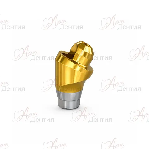 Угловой абатмент Multi Unit Geo совместим с Osstem Regular D=4.8 G/H=4.5 угол=30° TiN — совместимость Osstem Regular / Осстем