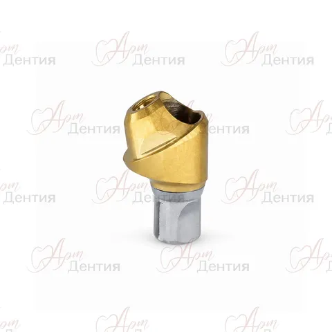 Угловой абатмент Multi Unit совместим с Straumann BL RC4.1 G/H=3.5 угол=17° TiN — совместимость Straumann BL RC4.1 / Штрауманн