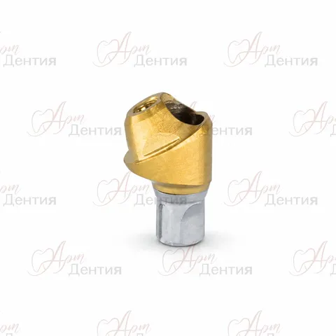 Угловой абатмент Multi Unit совместим с Straumann BL NC3.3 G/H=3.5 угол=30° TiN — совместимость Straumann BL NC3.3 / Штрауманн