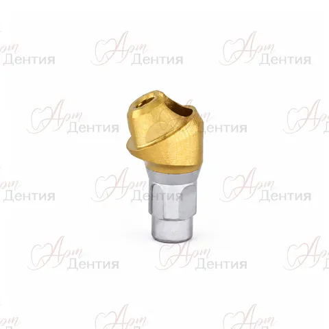 Угловой абатмент Multi Unit совместим с Straumann BL RC4.1 G/H=4.5 угол=30° TiN — совместимость Straumann BL RC4.1 / Штрауманн