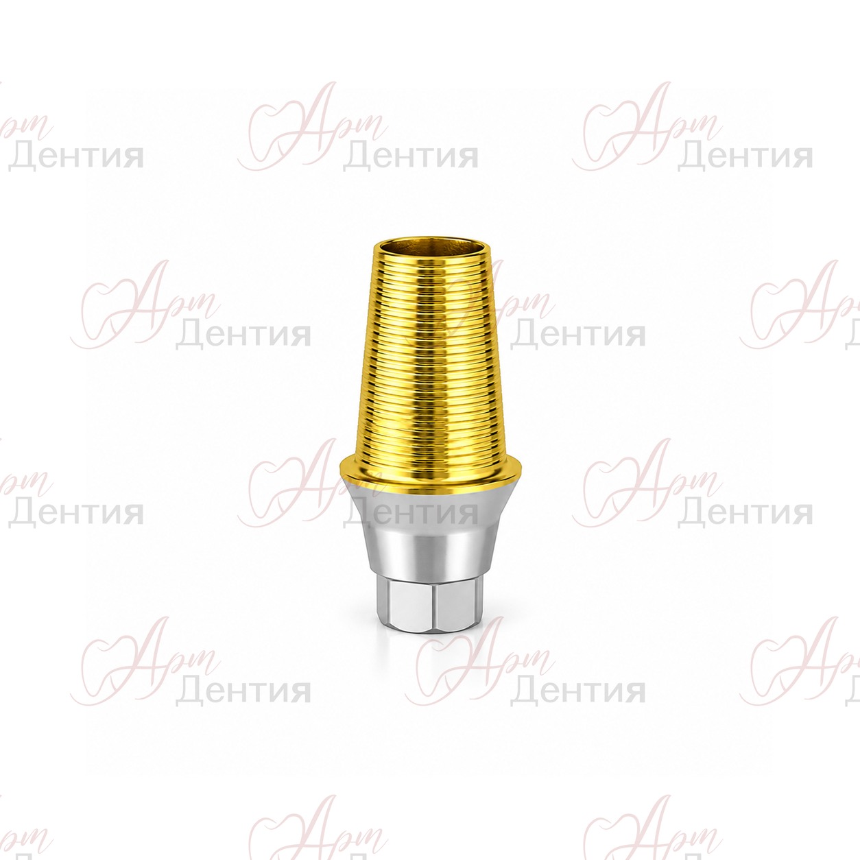 Титановое основание GEO совместимое с Osstem Regular G/H=1.3 Hex TiN — совместимость Osstem Regular / Осстем