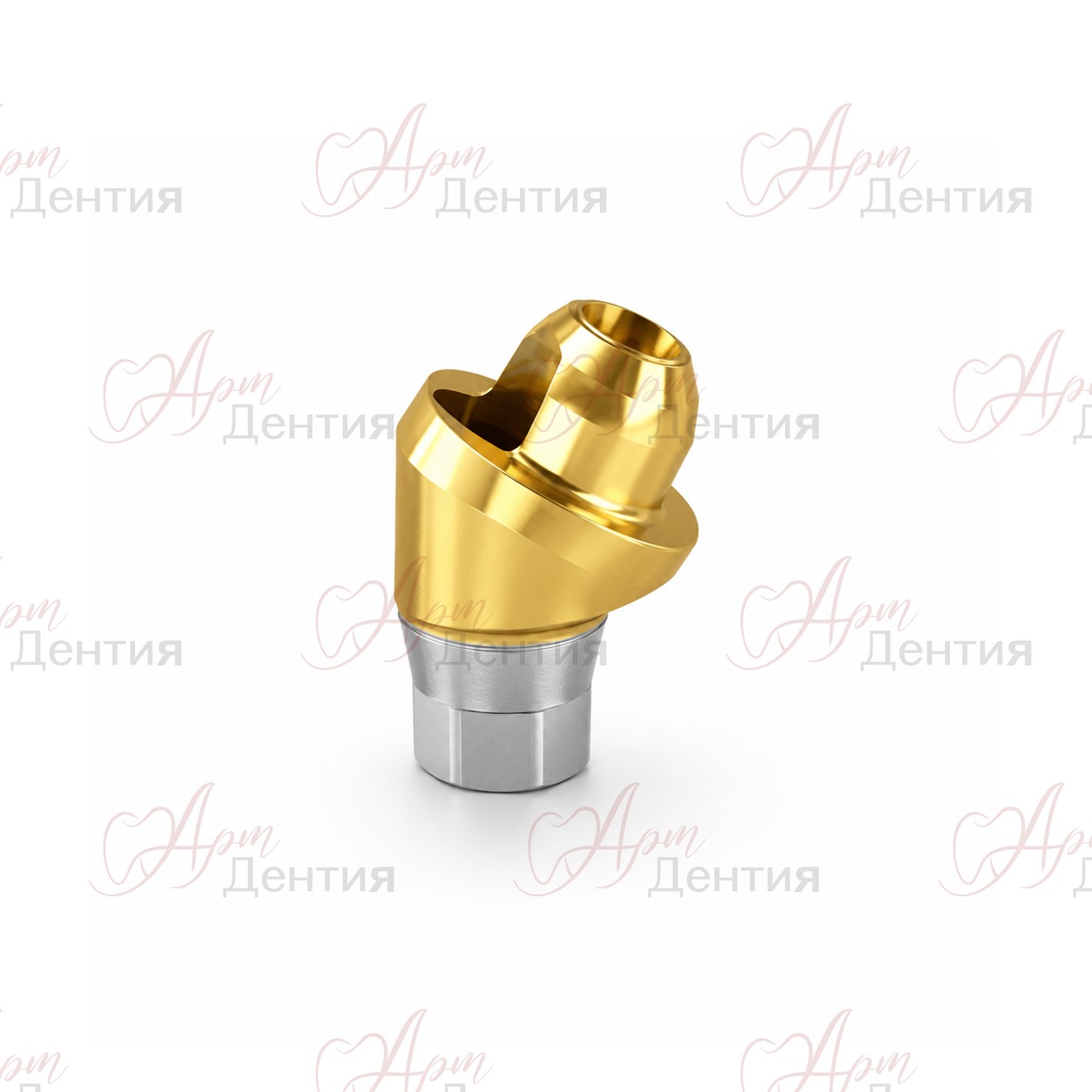 Угловой абатмент Multi Unit Geo совместим с Osstem Mini D=4.8 G/H=3.5 угол=30° TiN — совместимость Osstem Mini / Осстем