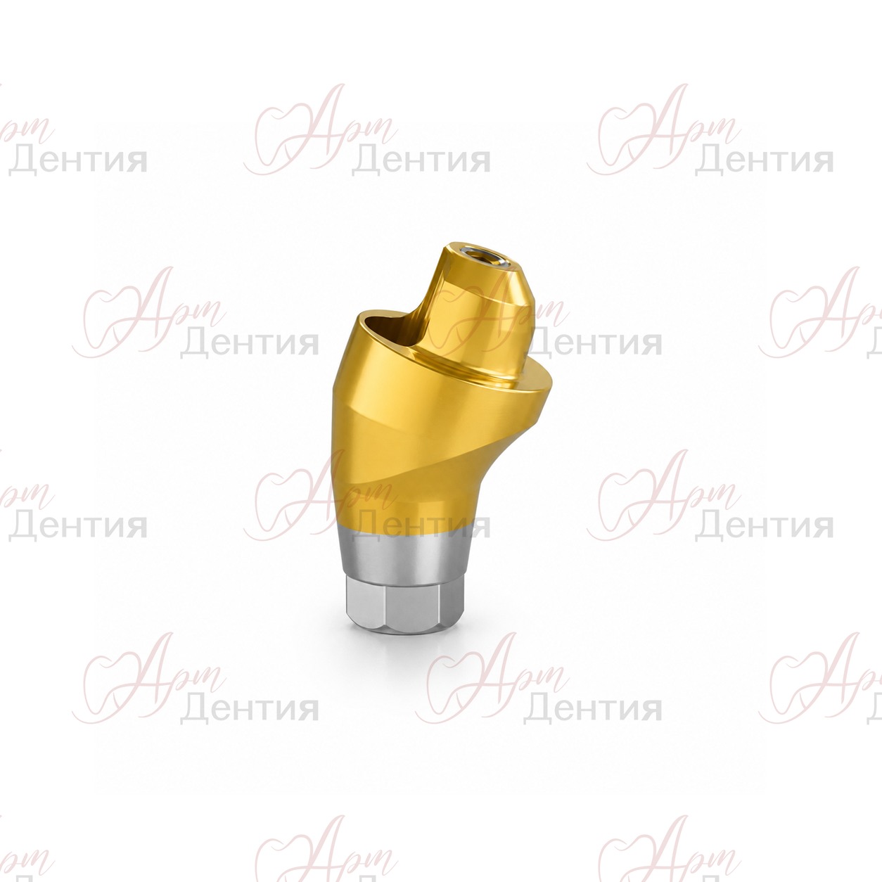 Угловой абатмент Multi Unit Geo совместим с Osstem Regular D=4.8 G/H=4.5 угол=17° TiN — совместимость Osstem Regular / Осстем