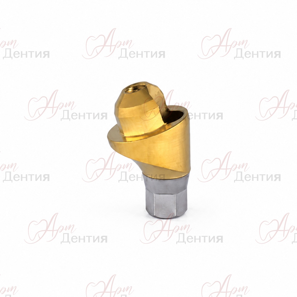 Угловой абатмент Multi Unit совместим с Straumann BL NC3.3 G/H=2.5 угол=17° TiN — совместимость Straumann BL NC3.3 / Штрауманн