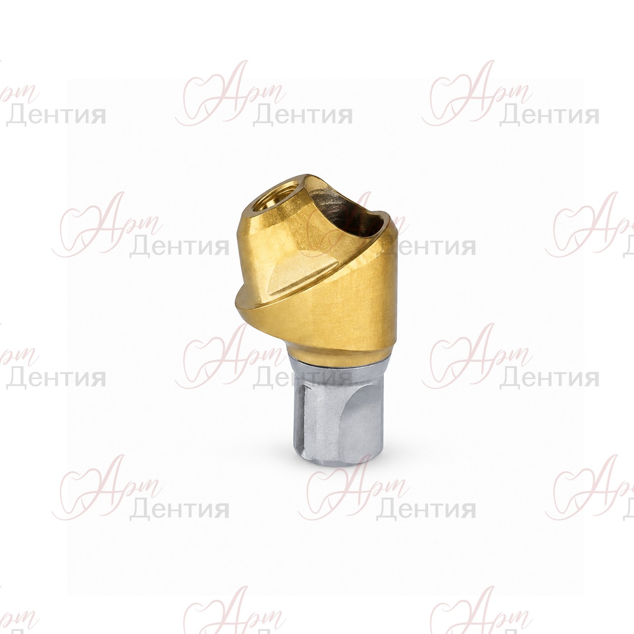 Угловой абатмент Multi Unit совместим с Straumann BL NC3.3 G/H=3.5 угол=17° TiN — совместимость Straumann BL NC3.3 / Штрауманн