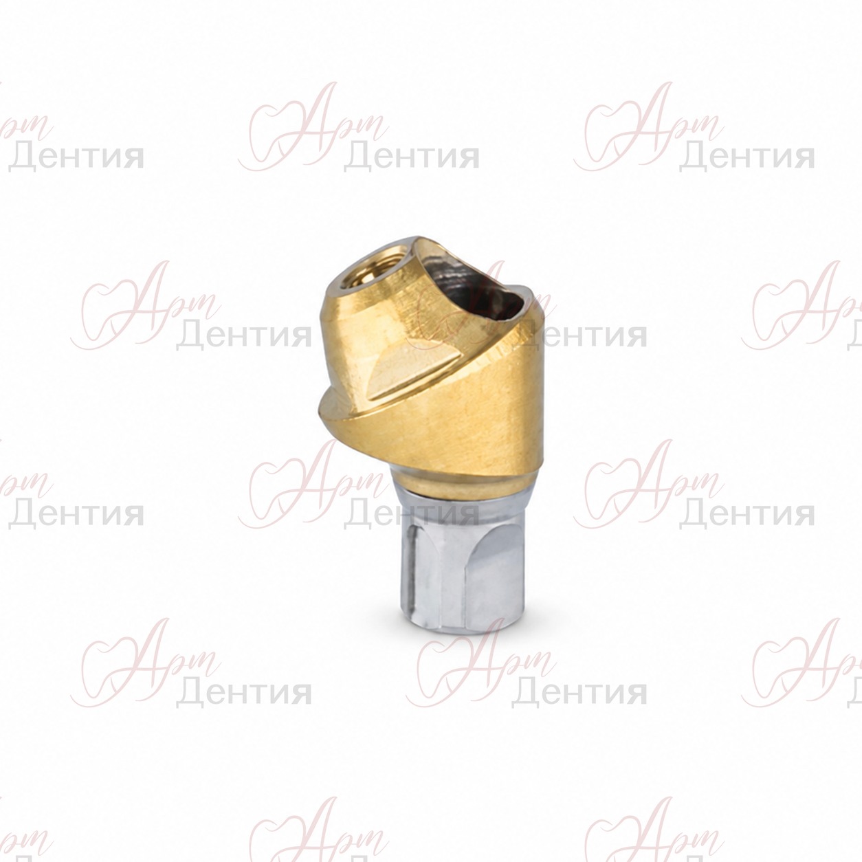 Угловой абатмент Multi Unit совместим с Straumann BL NC3.3 G/H=4.5 угол=30° TiN — совместимость Straumann BL NC3.3 / Штрауманн